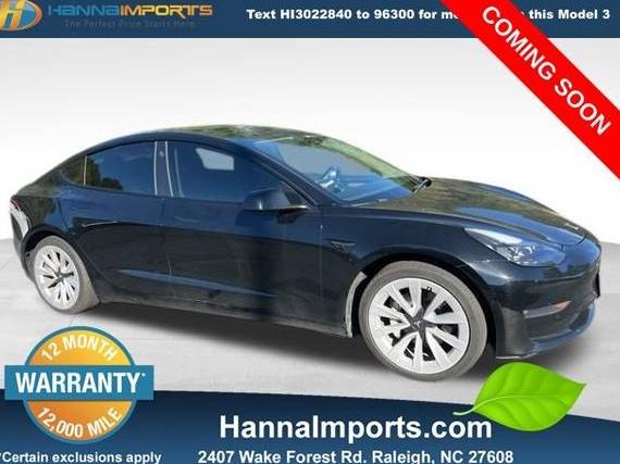 TESLA MODEL 3 2022 5YJ3E1EB7NF187440 image